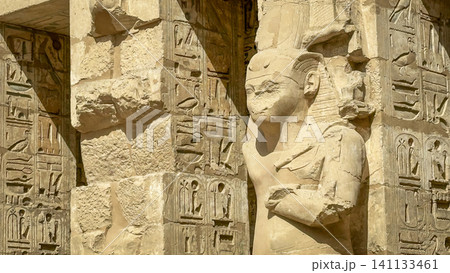 Medinet Habu, the mortuary temple of Ramesses III, located on the west bank of Luxor, Egypt. Medinet Habu, the mortuary temple of Ramesses III, located on the west bank of Luxor, Egypt. 141133461