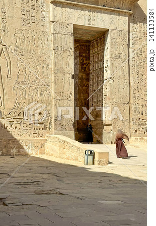 Medinet Habu, the mortuary temple of Ramesses III, located on the west bank of Luxor, Egypt. Medinet Habu, the mortuary temple of Ramesses III, located on the west bank of Luxor, Egypt. 141133584