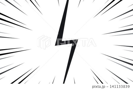 Comic manga transparent background with radial lines frame speed action effect Comic manga transparent background with radial lines frame speed action effect 141133839