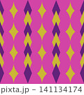 Retro 70s Geometric Diamond Seamless Pattern Background 141134174
