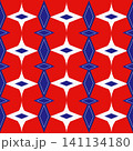 Retro 70s Geometric Diamond Seamless Pattern Background 141134180
