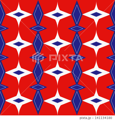 Retro 70s Geometric Diamond Seamless Pattern Background Retro 70s Geometric Diamond Seamless Pattern Background 141134180