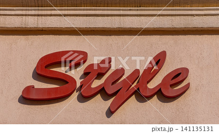 Red Sign Style 141135131