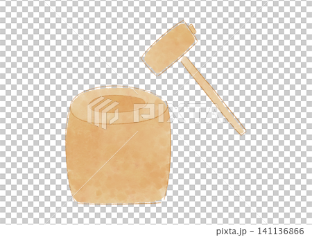 A watercolor-style illustration of a mortar and pestle. A watercolor-style illustration of a mortar and pestle. 141136866