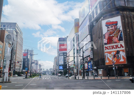すすきの交差点/北海道札幌市中央区南4条西4丁目 すすきの交差点/北海道札幌市中央区南4条西4丁目 141137806
