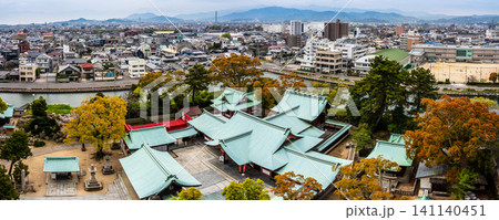 今治城からの眺め パノラマ【愛媛県今治市】 今治城からの眺め パノラマ【愛媛県今治市】 141140451