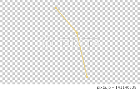 Illustration of the constellation lines of the Scutum (gold color) Illustration of the constellation lines of the Scutum (gold color) 141140539