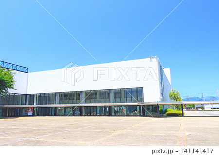 岐阜県関市、関市文化会館の風景 岐阜県関市、関市文化会館の風景 141141417