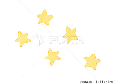 シンプルな星のイラスト シンプルな星のイラスト 141147126