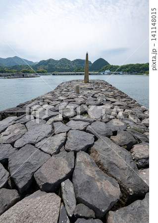 山口県/ 明治日本の産業革命遺産 春の青空と新緑が眩しい「恵美須ヶ鼻造船所跡」(恵美須が鼻造船所跡) 山口県/ 明治日本の産業革命遺産 春の青空と新緑が眩しい「恵美須ヶ鼻造船所跡」(恵美須が鼻造船所跡) 141148015