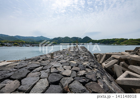山口県/ 明治日本の産業革命遺産 春の青空と新緑が眩しい「恵美須ヶ鼻造船所跡」(恵美須が鼻造船所跡) 山口県/ 明治日本の産業革命遺産 春の青空と新緑が眩しい「恵美須ヶ鼻造船所跡」(恵美須が鼻造船所跡) 141148018