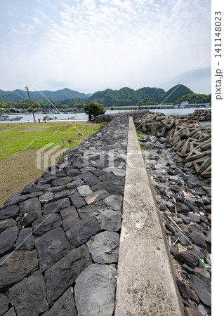 山口県/ 明治日本の産業革命遺産 春の青空と新緑が眩しい「恵美須ヶ鼻造船所跡」(恵美須が鼻造船所跡) 山口県/ 明治日本の産業革命遺産 春の青空と新緑が眩しい「恵美須ヶ鼻造船所跡」(恵美須が鼻造船所跡) 141148023