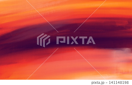 Abstract Orange Purple and Dark Painterly Background with Dramatic Horizontal Sweep Texture Abstract Orange Purple and Dark Painterly Background with Dramatic Horizontal Sweep Texture 141148198