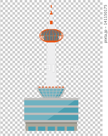 Kyoto Tower illustration Kyoto Tower illustration 141150175