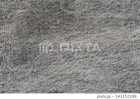 Gray denim texture background. Close up of black and white twill fabric pattern Gray denim texture background. Close up of black and white twill fabric pattern 141152289