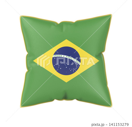 Pillow with the flag of Brazil Pillow with the flag of Brazil 141153279
