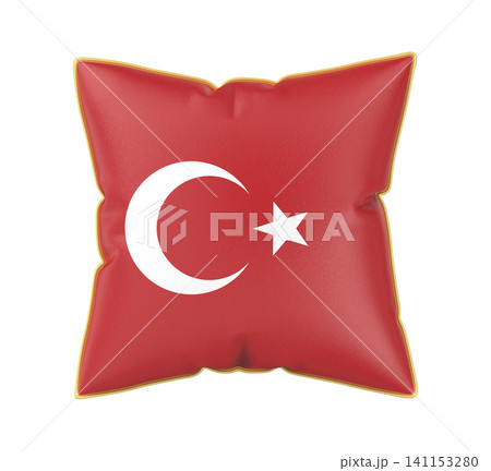 Pillow with the flag of Turkey 141153280