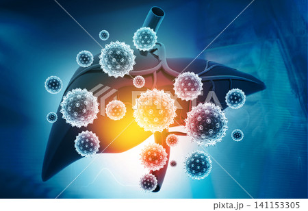 Virus attacks human liver Virus attacks human liver 141153305