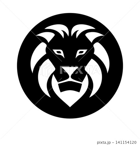 Strong Lion Mascot Vector Symbol Strong Lion Mascot Vector Symbol 141154120