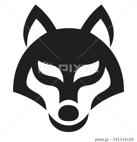 Fierce Wolf Mascot Vector Design Fierce Wolf Mascot Vector Design 141154129
