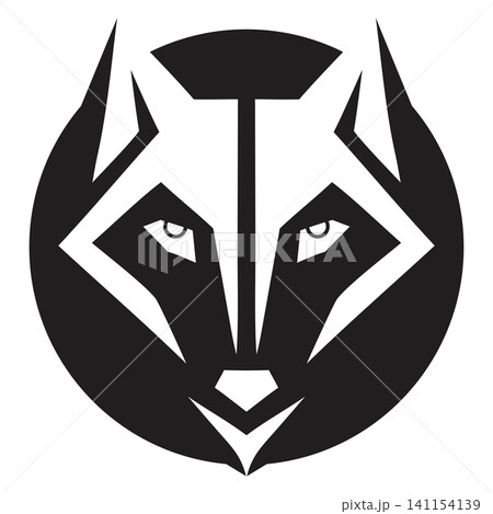 Minimalist Predator Wolf Head Icon 141154139