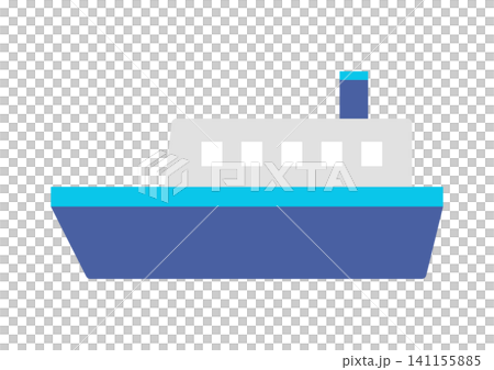 Simple ship icon material Simple ship icon material 141155885