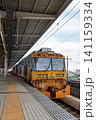 新幹線のロングレール運搬車 LRA-9202が岐阜羽島駅に停車 141159334