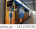新幹線のロングレール運搬車 LRA-9202が岐阜羽島駅に停車 141159336