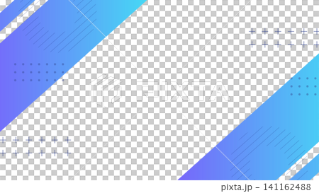 Blue gradient Memphis-style business frame background, landscape orientation 16:9 Blue gradient Memphis-style business frame background, landscape orientation 16:9 141162488