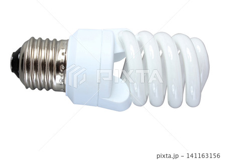 luminous tube lamp on white background, isolated luminous tube lamp on white background, isolated 141163156