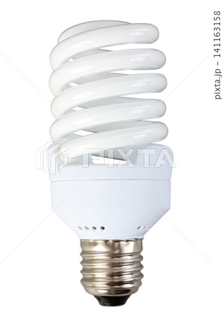 luminous tube lamp on white background, isolated luminous tube lamp on white background, isolated 141163158