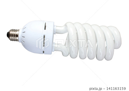 luminous tube lamp on white background, isolated luminous tube lamp on white background, isolated 141163159
