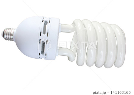 luminous tube lamp on white background, isolated luminous tube lamp on white background, isolated 141163160