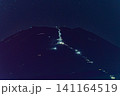 (2026-07-11)富士山登山道光跡夜景 141164519