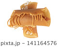 Thai Pancake Rolls isolated on white background 141164576