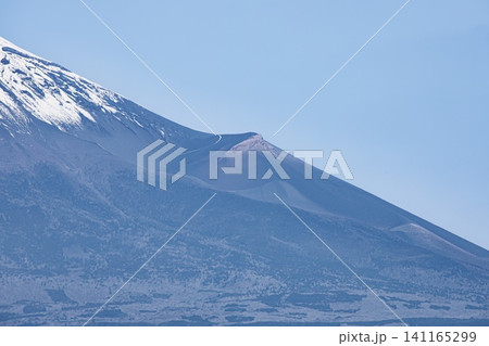 富士山の宝永火口 富士山の宝永火口 141165299