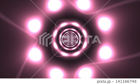 Pink spiraling light on dark background Pink spiraling light on dark background 141166748