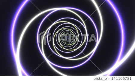 Light spiral on dark background in abstract style Light spiral on dark background in abstract style 141166781