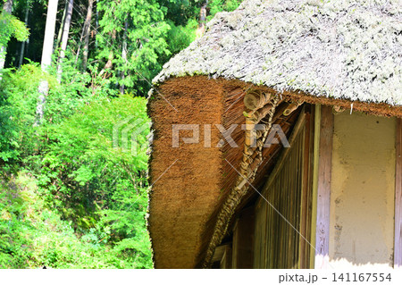 茅葺屋根 和の建築 和紙の里 東秩父村 茅葺屋根 和の建築 和紙の里 東秩父村 141167554