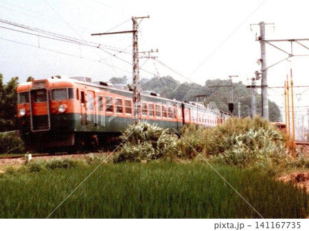 信越本線、長野電鉄直通 急行志賀号 屋代-東屋代 169系 信越本線、長野電鉄直通 急行志賀号 屋代-東屋代 169系 141167735