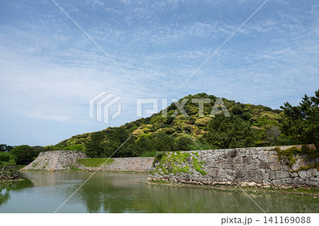 山口県/ 「明治日本の産業革命遺産 製鉄・製鋼、造船、石炭産業」青空と新緑の萩城(萩城跡・萩城址) 山口県/ 「明治日本の産業革命遺産 製鉄・製鋼、造船、石炭産業」青空と新緑の萩城(萩城跡・萩城址) 141169088