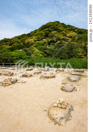 山口県/ 「明治日本の産業革命遺産 製鉄・製鋼、造船、石炭産業」青空と新緑の萩城(萩城跡・萩城址) 山口県/ 「明治日本の産業革命遺産 製鉄・製鋼、造船、石炭産業」青空と新緑の萩城(萩城跡・萩城址) 141169090
