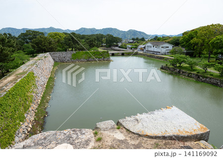 山口県/ 「明治日本の産業革命遺産 製鉄・製鋼、造船、石炭産業」青空と新緑の萩城(萩城跡・萩城址) 山口県/ 「明治日本の産業革命遺産 製鉄・製鋼、造船、石炭産業」青空と新緑の萩城(萩城跡・萩城址) 141169092