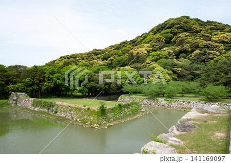 山口県/ 「明治日本の産業革命遺産 製鉄・製鋼、造船、石炭産業」青空と新緑の萩城(萩城跡・萩城址) 山口県/ 「明治日本の産業革命遺産 製鉄・製鋼、造船、石炭産業」青空と新緑の萩城(萩城跡・萩城址) 141169097
