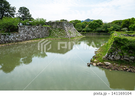 山口県/ 「明治日本の産業革命遺産 製鉄・製鋼、造船、石炭産業」青空と新緑の萩城(萩城跡・萩城址) 山口県/ 「明治日本の産業革命遺産 製鉄・製鋼、造船、石炭産業」青空と新緑の萩城(萩城跡・萩城址) 141169104