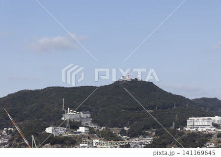 地上から見た稲佐山 地上から見た稲佐山 141169645