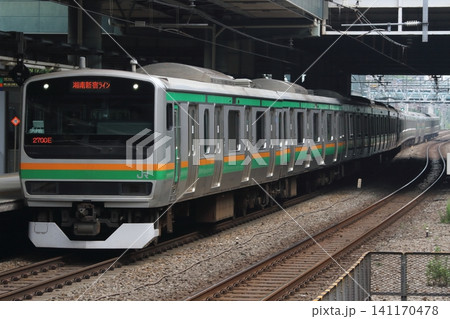 恵比寿に進入する 湘南新宿ライン E231系 恵比寿に進入する 湘南新宿ライン E231系 141170478