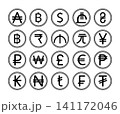 Currency Icons, Global Money Coins Vector, Financial Fintech Web 141172046