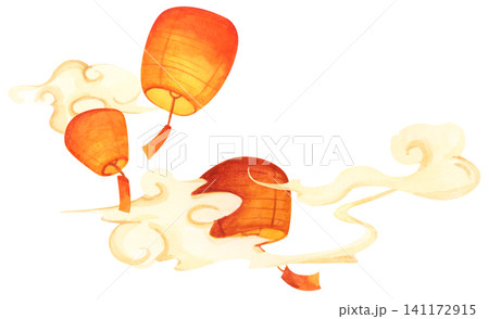 Mid Autumn Festival Sky Lantern Mid Autumn Festival Sky Lantern 141172915
