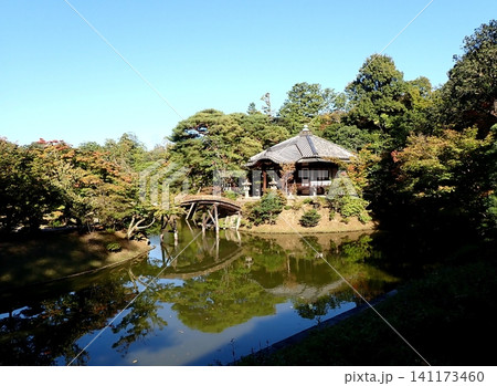 京都 桂離宮 園林堂 鏡面反射 京都 桂離宮 園林堂 鏡面反射 141173460